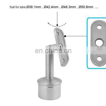 304 Stainless Steel Vertical Removable Handrail Tube Brackets Casting Balustrade Adjustable Support photo-6