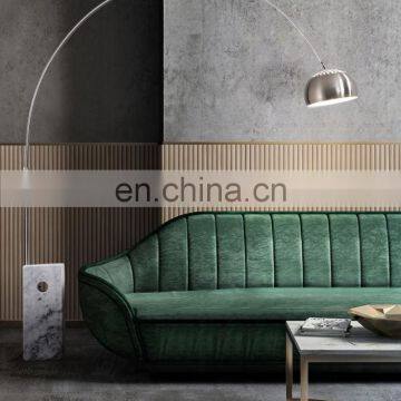 Современный классический дизайн. Украшательная настольная светодиодная дуговая лампа для дома и офиса с мраморным основанием photo-5