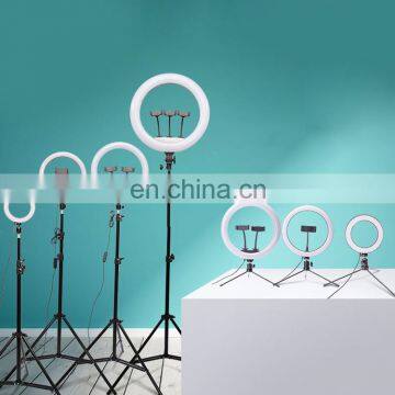 Dimmable 18'' LED Selfie Ring Light Photography Lighting 2.1M Tripod Stand Video Live LED Selfie Ring Lamp With Tripod photo-5