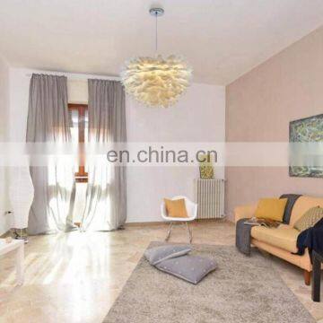 Ручная украшение для свадьбы из перьев. Современный светильник-висящий облако с LED для гостиной photo-4