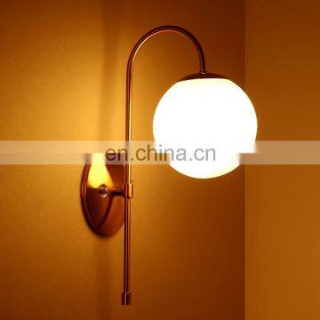 High Quality Decoration Indoor Modern Fancy Glass Ball Wall Lamp photo-6