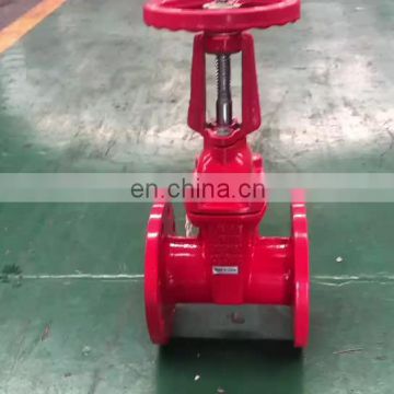 Ductile Iron Fire Protection Resilient Wedge Flanged Gate Valve