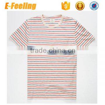 Wholesale Fashion Custom Striped T-Shirt Man T-Shirt