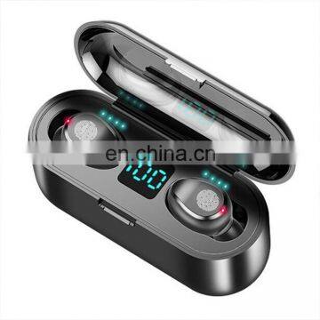 Original Factory F9 Gaming Set 2000mAh Power Banks Auriculares Bluetooth Earphone with Wireless 5.0 F9 Earbud for Sport