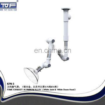 aluminum alloy flexible fume arm hood flexible fume extractor