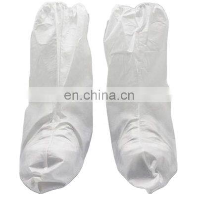 Waterproof Non Skid Surgical Medical Shoe covers  with PVC Sole Protective Non Woven Anti slip Long Disposable Boot Cover