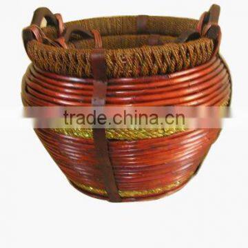 Wicker Planter Pot