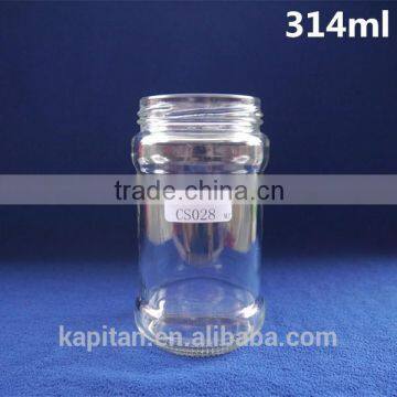 314ml Empty Glass Food Jar For Sauce / Paste