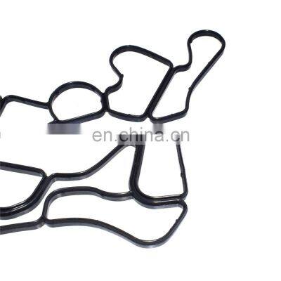 2Pcs Engine Oil Filter Housing+Timing Case Gasket Set For Mercedes 2721840280 photo-3