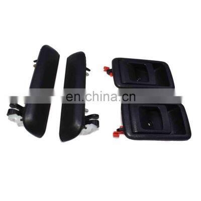 Free Shipping!Interior Exterior Front Left & Right 4Pcs Door Handles For Toyota Tercel 95-1998