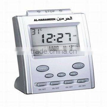 AC006 High quality LCD muslim azan digital prayer clock