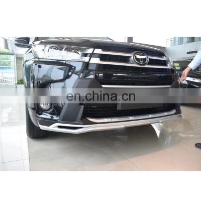 Good Quality Plastic Front & Rear Bumper Guard For Toyota Highlander 2018