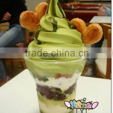 360cc clear ice cream cup,disposable sundae cup, plastic smoothie cup with lids