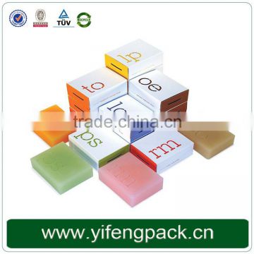 Customized folding paper soap box package soap box packaging