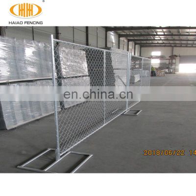 Concert security assurance fence hot dipped galvanized chain link temporary fence