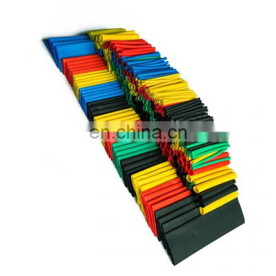 328Pcs Colorful Assorted Heat Shrink Tube Assortment Wrap Electrical Insulation Cable Tubing 5 Colors 8 Sizes Set Combo