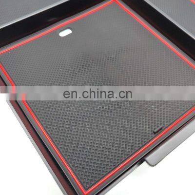 Interior Accessories Parts Silicone Armrest Rest Storage Box Center Control Console Organizer Tray For Ford F150 2015-2020 photo-4