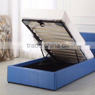 Modern Style Hot Sale Leather Bed Wood Double Bed Designs With Box Quality Choice photo-4