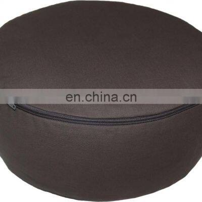 International Private Labels Unique Embroidery Round and Pleated Zafu Meditation Cushion Buy At Cheap Price photo-4