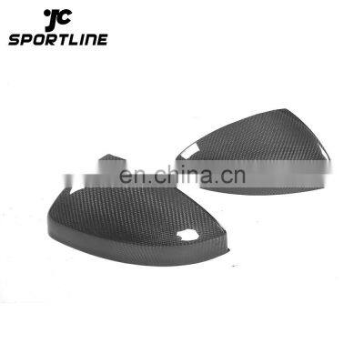 Replacement Carbon Fiber Mirror Covers for Audi TT MK3 Type 8S TTS TTRS TT SLINE 15-17