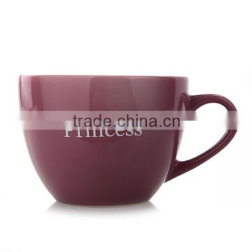 Advertising ceramic soup mug