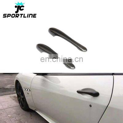 Dry Carbon Fiber Door Handle Trims Cover for Maserati GT GranTurismo MC GTS 08-15