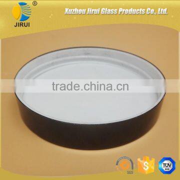 200ml Clear Glass Cream Jar With Black Lid photo-5