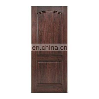 Unfinished 2-panel Single Leaf Hand Carved Raw Teak Wood Wooden Door photo-5