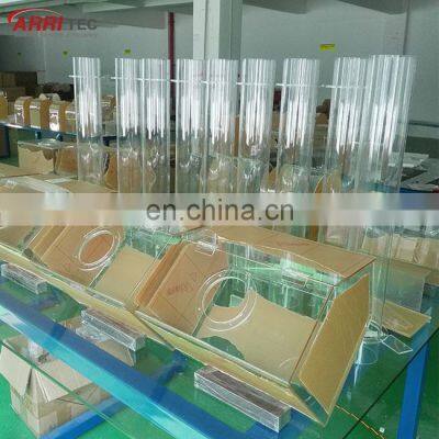 acrylic display for candy plastic food dispenser acrylic candy bin with boots