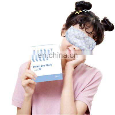 Free Sample Rose Aroma Steam Warm Spa Eye Mask for Eliminate Dark Circles