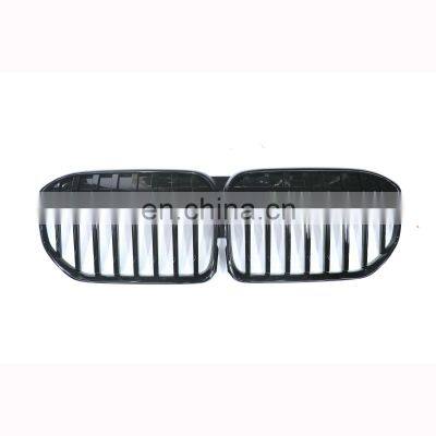 CLY Grille For 2020+ BMW 7 Series G11/G12 LCI Gloss Black Single line Grill Front Grille