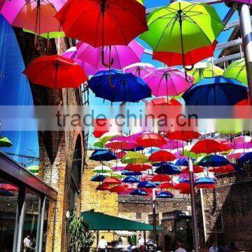 2015 summer shopping centre hanging umbrella decoration