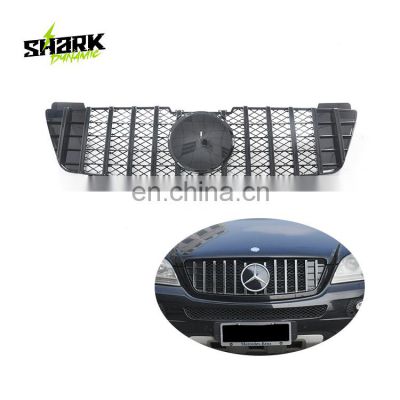 For Mercedes Benz 2006-2008 W164 ABS Grille Ml-class chrome/gloss black Gt Grille