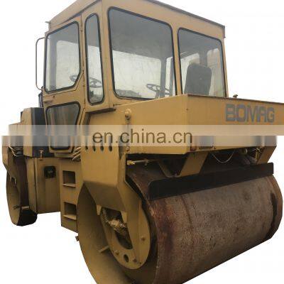 Used Germany Made Roller Bomag BW202AD BW225 BW219 Double Drum Soil Compactor With High Condition for Sale photo-4