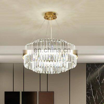 Factory NEW Design Living Room Pendant Light LED Chandelier Hotel Project Villa Luxury K9 Crystal Chandelier photo-2