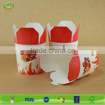 500cc food grade noodles paper cup, square paper cups