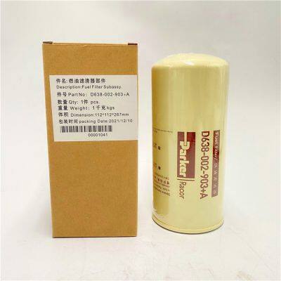 Hot Selling Original Original Fuel Filter D638-002-903+A For Howo For Construction Machinery