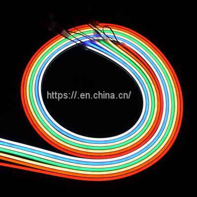 SMD2835 Neon Flex 5mm IP65 Waterproof 24V Silicone Ultra-thin LED Neon Light Led Light Control Strip Led Light Outdoor Color photo-2