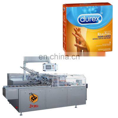 Condom carton pack machine erecting pillow bag carton box packing machine for condom