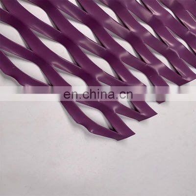 aluminum expanded mesh curtain walls expanded metal mesh dust barrier