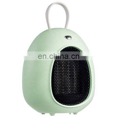 Personal Space Desktop Fan Heater 500W PTC Ceramic Heating Standing Heater Fan Portable Mini Room Electric Heater For  Bedroom