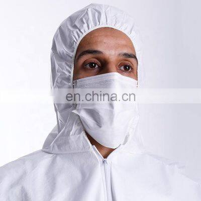 High Quality Safety PPE Nonwoven Light Duty Disposable Coverall Type5 6 photo-3