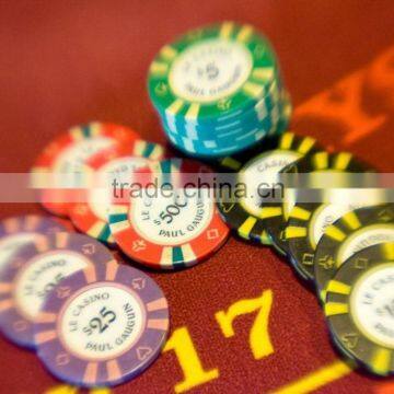 plastic poker chip case /set