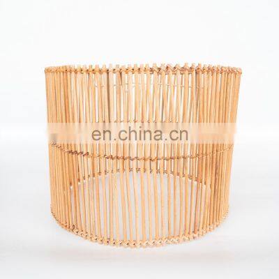 Hot Design Rattan Lamp Shade Hanging Pendant Light Wicker Woven Lamp Light Shade Best Wholesale