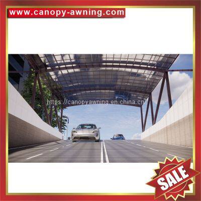 Outdoor Polycarbonate Aluminum Passage Walkway Corridor Canopy Canopies Cover Awning Shelter