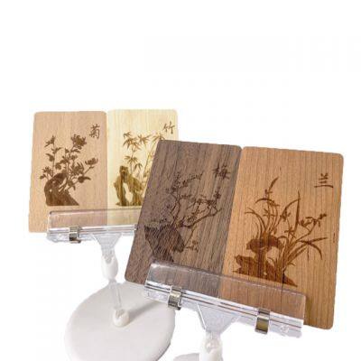 MUKA Wood NFC Key Card Door Lock Electronic Lock For Hotel Mifare Card photo-2