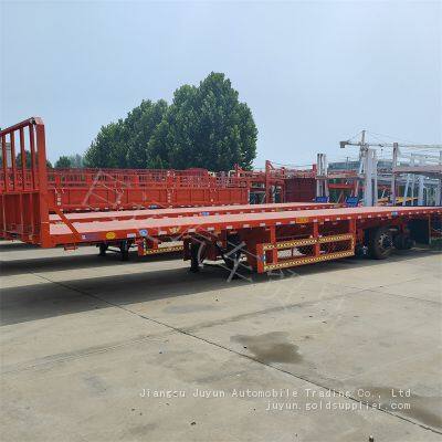 Flat Container Semi-trailer Export Semi-trailer Export Low Flat Semi-trailer photo-3