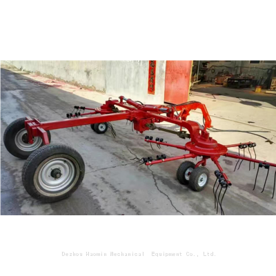 Rotary Finger Wheel Lawn Mower Hay Rake for Farm photo-2