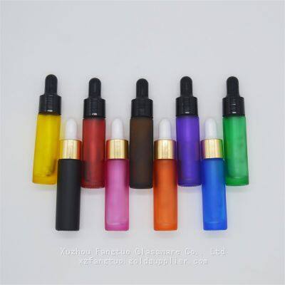10ml Dropper Bottles Multi Colors Spraying Colors Glass Dropper Bottle Empty Essential Oil Bottle photo-4