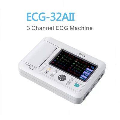 3-channel electrocardiogram machine